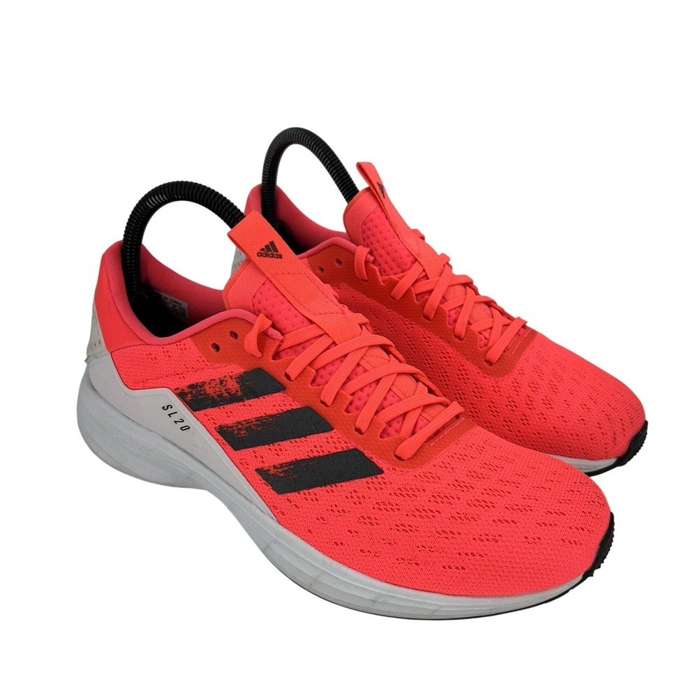 Adidas SL20 Shoes Womens Size 7.5‎ Pink Black White Running Lightstrike FV7342